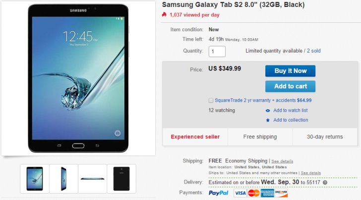 Fotografía - [Alerta Trato] Obtener el nuevo Samsung Galaxy Tab S2 8.0 Por $ 349.99 ($ ​​50 de descuento)